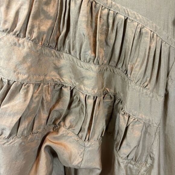 Vintage Ladies EVR Rousso Apparel Group 100% Silk Full Zip‎ Jacket Size Large - Picture 8 of 13